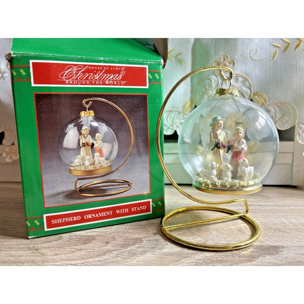 House Of Lloyd Christmas Around the World Shepherd Ornament with Stand 5.5"